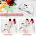 Waysse 120W UV Led Nail Lamp - Portable Nail Dryer with Timer, Sensor, and LCD Display for Fingernails and Toenails - Home & Salon - Buy Online on GoSupps.com
