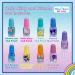 Hello Kitty & Friends Non-Toxic Peel-Off Nail Polish Set - 9 Glittery Colors for Kids Ages 3+ | Perfect Party Gift - Townley Girl - Buy Online on GoSupps.com