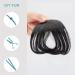 NICENEEDED Black Clip in Fake Bangs Hair Clip in Extensions Faux Bangs Wavy Curly Long Side Air Bangs Clips Hair Pieces Barrettes for Women - Buy Online on GoSupps.com