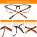 Cojwis 5 Pack Women s Blue Light Filter Reading Glasses - Ultralight Spring Hinges 2.50x Magnification 5 Color Mix - Buy Online on GoSupps.com