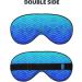 Sea Blue Mermaid Fish Mask | Adjustable Soft Blindfold for Deep Sleep Relaxation & Travel - Buy Online on GoSupps.com