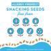 Blakes Seed Based Roasted Sunflower Seeds - Himalayan Salt (12 Count) | Vegan Protein Snack (6g) | Gluten Free, Nut Free, Dairy Free | Healthy Snack for Adults & Kids | Individually Packed - 12 Count Pack - Buy Online on GoSupps.com