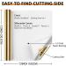 Mirror Gold Permanent Vinyl Roll 12x6FT - Lya Vinyl Metallic Outdoor Adhesive for Cricut, Home Decor, Party, Mug, Window - Metallic Gold - Buy Online on GoSupps.com