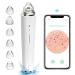 Blackhead Remover Pore Vacuum, FDA CertificationWiFi Visible Facial Pore Cleanser with HD Camera Pimple Acne Comedone Extractor Kit with 6 Suction Heads Electric Blackhead Suction Tool White