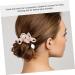 Beaupretty the comb flower pearl hairpins wedding headwear chinese hairpin kimono hair barrettes flower tassel clip cheongsam hair accessories hanfu hair clip the flowers set Accessories - Buy Online on GoSupps.com
