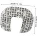 ULTECHNOVO Neck Pad Kit - 2 Pcs Neck Support Pillow & Moxa Heating Pad for Cervical Spine Relief - Buy Online on GoSupps.com