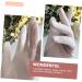 DOITOOL 1 Pair Grooming Gloves Dry Cracked Hands Gloves Beauty Supply Hand Accessory Lotion Gloves Wristband Hydrating Lotion Inspection Gloves Beauty Products White Silk Summer - Buy Online on GoSupps.com