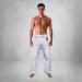 FUJI BJJ Gi Pants - White, Size 4 | Cotton Jiu Jitsu Pants with Flat Drawstrings - Buy Online on GoSupps.com