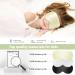 Kids Silk Sleep Mask - 100% Natural Eye Cover with Adjustable Strap for Pressure-Free Comfort - Perfect for Boys Girls & Adults (Light Green - Buy Online on GoSupps.com