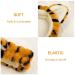 OSOPLAY Tiger Print Fuzzy Hairband Set - 2 PCS Women's Animal Ear Elastic Headband for Skincare and Spa - Buy Online on GoSupps.com
