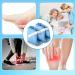 Heel Pillow Pad for Foot Support | Pain Relief Boot Protector Cushion - Blue - Buy Online on GoSupps.com