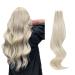 Depending on the amazing beauty hair tape in human hair extensions 55 cm tape in hair extensions 1000 # white blond real human hair double -sided straight seamless tape in extensions real hair 20 pieces 50g 55 cm # 1000