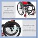 All-Terrain Lightweight Sports Wheelchair Aluminum Alloy Wheelchair Transport Wheelchair Portable Wheelchair with Handbrakes And Quick Release Rear Wheels Mobility Aids For Adult(Size:16.9in/43cm Colo 16.9in/43cm Orange - Buy Online on GoSupps.com