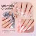Buy Solid Builder Gel for 3D Nail Art - Non-Sticky Sculpting Gel Clear White & Nude - Perfect for Nail Extensions & Carving - International Shipping Available - Buy Online on GoSupps.com