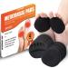 Ball of Foot Cushions Metatarsal Pads Metatarsal Cushion Forefoot Pads Metatarsal Pads Invisible Socks Great for Blisters Calluses  Bunions  Corns for Women and Men.(Black) 4pairs Black