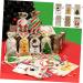 Abaodam Dining Table Decor 10pcs Christmas Decor Drawstring Christmas Jewelry Bags Bags Decorate Beam Port Storage Bag 23.00X13.00X0.20CM As Shown - Buy Online on GoSupps.com