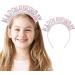Sibba Birthday Crown Beautiful Headband Glitter Birthday Hairband Shiny Tiara Cute Hair Accessories Happy Birthday Crowns Fit Women Girls Party Take Photos Decorations Gifts (Pink) - Buy Online on GoSupps.com
