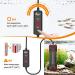 AQQA Small Aquarium Heater Submersible Fish Tank Heater Adjustable Temperature Mini Short Dual-use Fish Heater with LED Digital Display Thermostat Saltwater Freshwater 50W 50W(for 3-10 gal) - Buy Online on GoSupps.com