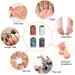 Sanding Bands for Nail Drill Bits - 400 Pieces with Grit File in 4 Colors | Manicure and Pedicure Sanding Bands Kit - Buy Online on GoSupps.com