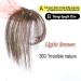 Bangs Hair Clip Synthetic 3D Bangs Invisible Seamless Head Hair Air Bangs Overhead Natural Invisible Increase Hair Volume Bangs Clip in Hair(Color:Dark brown) 8inches Dark brown - Buy Online on GoSupps.com