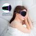 ZHUFUREN 3D Sleep Mask for Men Women - Light Blocking Concave Eye Cover - Purple - Buy Online on GoSupps.com