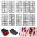 PULABO Nail Art Stamping Kit 1 Stamping Plate +1 Stamper + 1 Scraper Manicure Stamping Kit Work for Nail Art Design and Decoration Template Random Adorable Quality and Practicaldurable - Buy Online on GoSupps.com