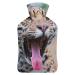 Leopard Hot Water Bottle With Cover Plush Bed Bottle Hand Warmer For Adults And Children 26.5X15.3cm