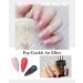 White Base Gel Nail Polish for Crackle Nail Gel Glue Polish Dazzling Cool Crackle Pattern Effect Increase Nail Shine Long Lasting & Quick Drying Protect Nails UV LED Lamp Needed Gel Glue Polish-013 White Base Color 013 - Buy Online on GoSupps.com