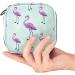 Flamingo Period Pouch - Portable Tampon Storage Bag | Feminine Product Organizer for Teens - Multicoloured - Buy Online on GoSupps.com