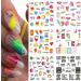 Graffiti Fun Nail Sticker Decals - LGBT Water Slider Manicure Kit for Women - Love is Love Theme - 12PCS - Buy Online on GoSupps.com