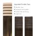 Hotbanana Chocolate Brown Highlighted Dirty Blonde Balayage Tape in Hair Extensions 20 20pcs 50g - Real Human Hair Remy Straight Hair - Buy Online on GoSupps.com