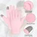 Sibba 2 Pairs Moisturizing Gloves Overnight Touch Screen Gloves White Cotton Gloves for Dry Hands Eczema Hand Spa Treatment Gloves for Repair Rough Cracked Dry Chapped Hands Skin Inspection Gloves Pink 2 Pairs - Buy Online on GoSupps.com