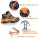 19-Spike Ice Cleats Snow Grips for Hiking Boots - Anti-Slip Stainless Steel Crampons for Men, Women, Boys, Girls - Ideal for Fishing, Walking, Climbing, Mountaineering - Orange (Large) - Buy Online on GoSupps.com