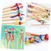EXQUIMEUBLE Cartoon Ear Cleaner Set 12Pcs Hanging Wooden Wax Removers Random Color Ear Wax Removal Tools for Boys and Girls and Adults - Buy Online on GoSupps.com