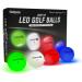 GoSports Light Up LED Golf Balls 12 Pack - Impact Activated with Timer | Glow in the Dark Golf Balls - Buy Online on GoSupps.com