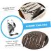 Minkissy 3Pcs Hairdressing Scissors Belt Bag - Stylish Combing Pocket for Salon Tools - PVC Gray Messenger for Hairdressers - Buy Online on GoSupps.com