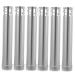 Lurrose massage tools 6 pieces MOXA slide body massage tools portable burner cone cans MOXA heating tool Moxa roll stainless steel silver Moxibusion-bowling slide massage accessories silver 12.5x2.2cm