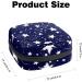 Women's Dark Blue Starry Sky Period Kit - Portable Storage Pockets for Feminine Products - Buy Online on GoSupps.com