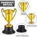 Pack of 40 Golden Award Trophy Cups - Mini Plastic Trophies for Kids Classroom Rewards and Sports Tournaments - Buy Online on GoSupps.com