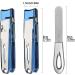 SUICRA Nail Clippers Fingernail Clipper Toenail Thick Nail Clippers Wide Jaw Opening Anti-Splash Toenail Cutter Trimmer with Lock - Buy Online on GoSupps.com
