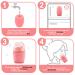 UUGLAM Ice Roller for Face and Eye - Silicone Facial Massager for Skin Brightening & Puffiness Relief in Pink - Buy Online on GoSupps.com