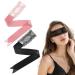 Thinp 2 Pcs Lace Eye Mask Blind Fold Masks for Women Lace Eye Mask See Through Lace Mask for Women Sleeping Nap Adjustable Soft mask for Adult Masquerade Nap Valentine's Day