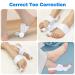 Dukars Bunion Corrector for Men & Women - Adjustable Big Toe Splint for Relief & Orthopedic Hammer Toe Straightener (White) | International Shipping Available - Buy Online on GoSupps.com