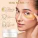 Saimyo 24K GOLD Eye Mask 60 Pcs - Retinol & Collagen Treatment for Puffy Eyes, Dark Circles, Wrinkles, and Fine Lines - Look Younger and Firm Eye Skin - Buy Online on GoSupps.com