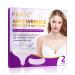 Anti-wrinkle d collet pad Reusable silicone pads against breast wrinkles Wrinkle smoothing treatment overnight