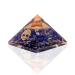 Tree of Life Lapis Lazuli Orgonite Pyramid Copper Coil Orgone Pyramid Handmade Crystal Experience Positive Energy and Balance Home Office Decor Tree of Life+copper Coil Lapis Lzuli