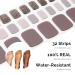 NAILOG Semi Cured Gel Nail Strips - Long Lasting Glossy Toenail Polish Wraps | 32 Pieces for Perfect Pedi | Last Night - Buy Online on GoSupps.com