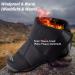 ROTTO Overshoes for Winter Cycling | Waterproof Cold Protection | Unisex MTB & Road Bike | X-Large Black - Buy Online on GoSupps.com