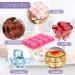 Mity rain Silicone Wax Melts Mold Set - 2pcs 12-Cavity Square Baking Molds for Candle-Making and Scented Wax Melts - Ideal for Baby Food, Chocolate, Truffles, Ganache, Jelly, Candy, Praline - Buy Online on GoSupps.com