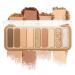 9 Colors Matte Naked Eyeshadow Palette Taupe & Brown Nude Neutral Eye Shadow Makeup Pallet Matte Pigments Naturing-Looking Ultra-Blendable Long Lasting Smooth Cement Color Shades (#1 Peach Style)